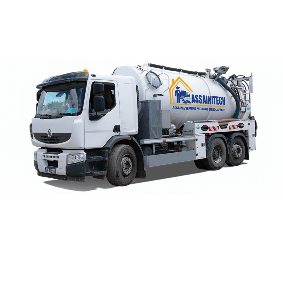 Camion vidange fosse septique